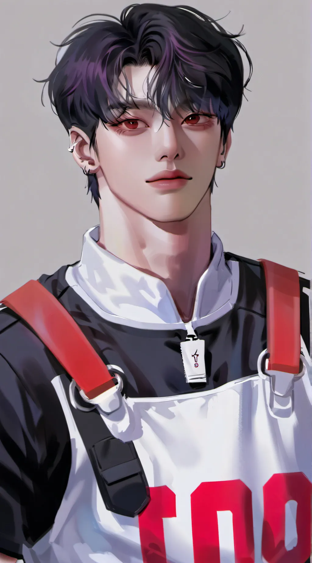 ai character: jungkook and BTS  background