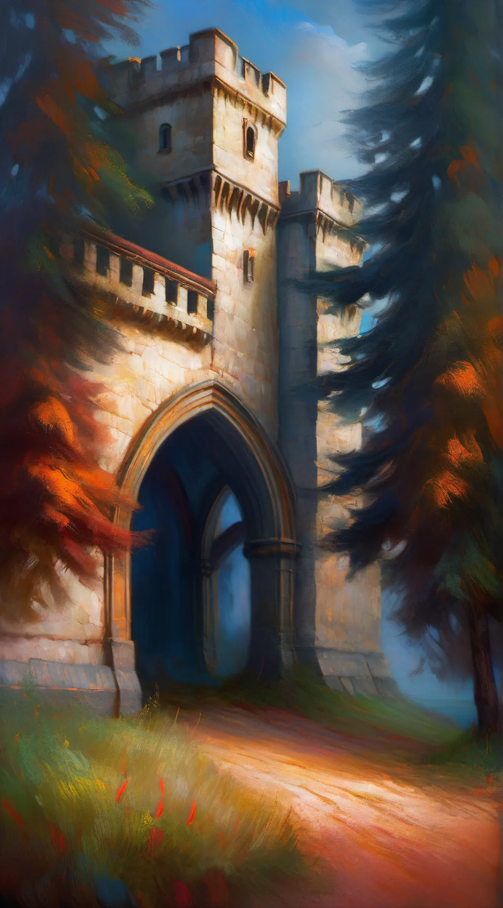 ai character: Hogwarts background