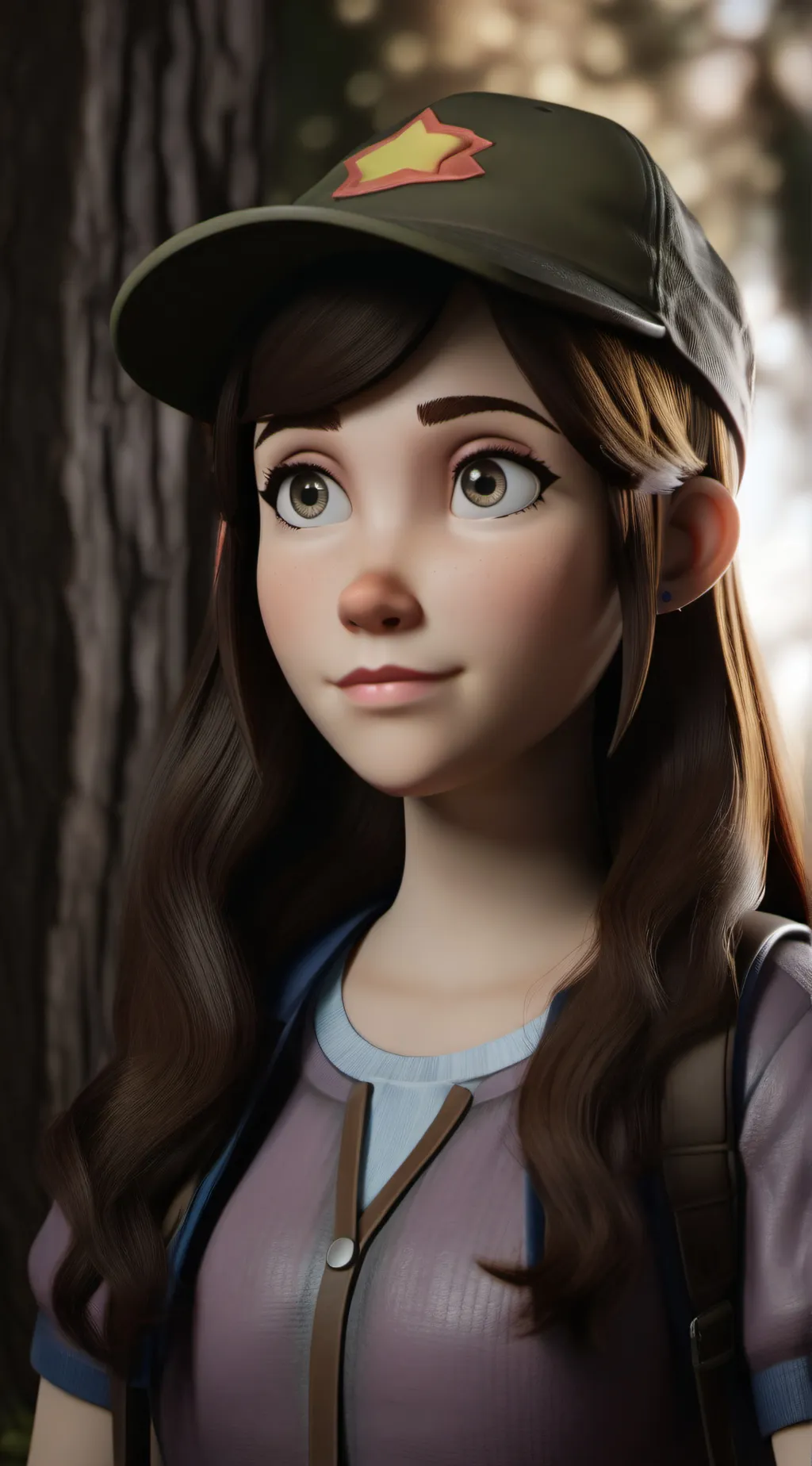 ai character: Mabel Pines background