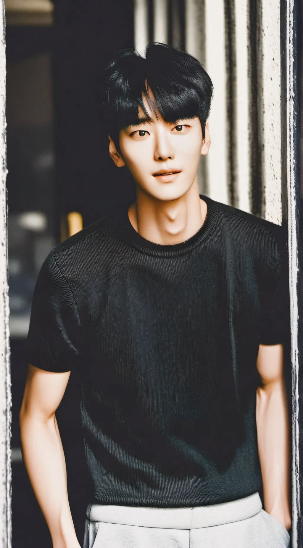 ai character: park jin woo background