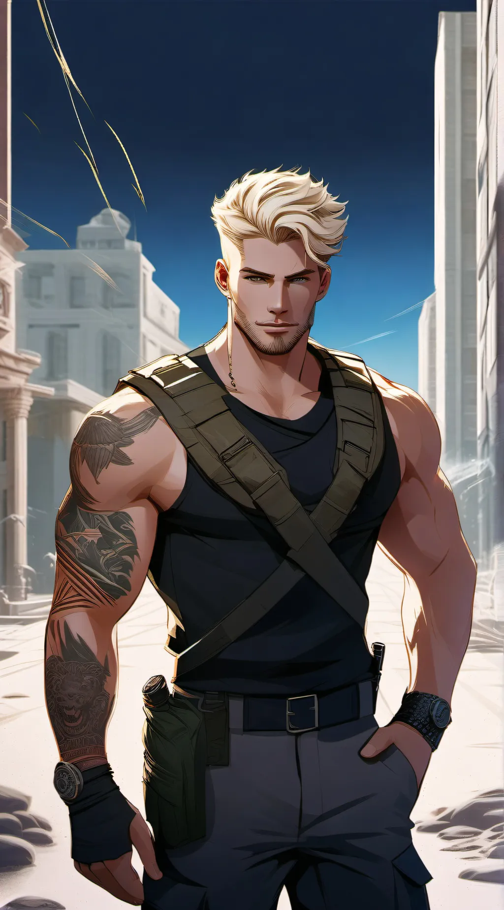ai character: Owen Montgomery  background