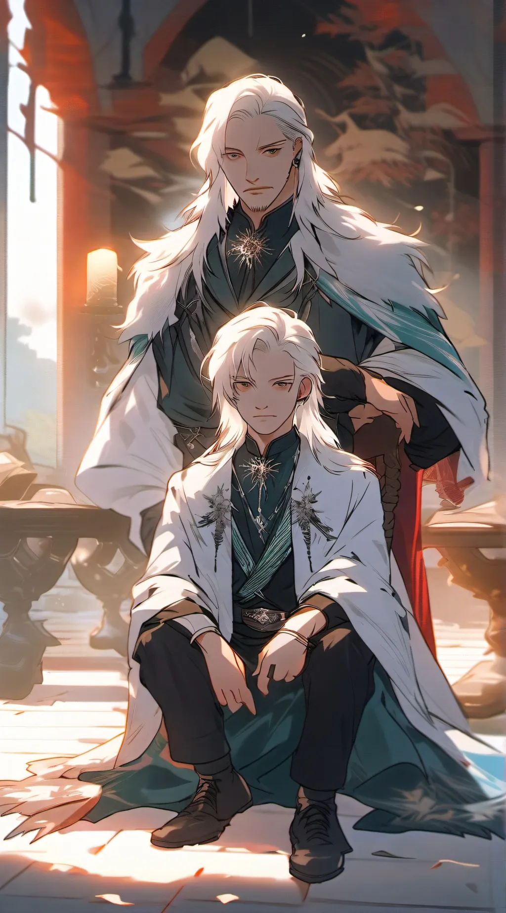 ai character: lucius malfoy  background