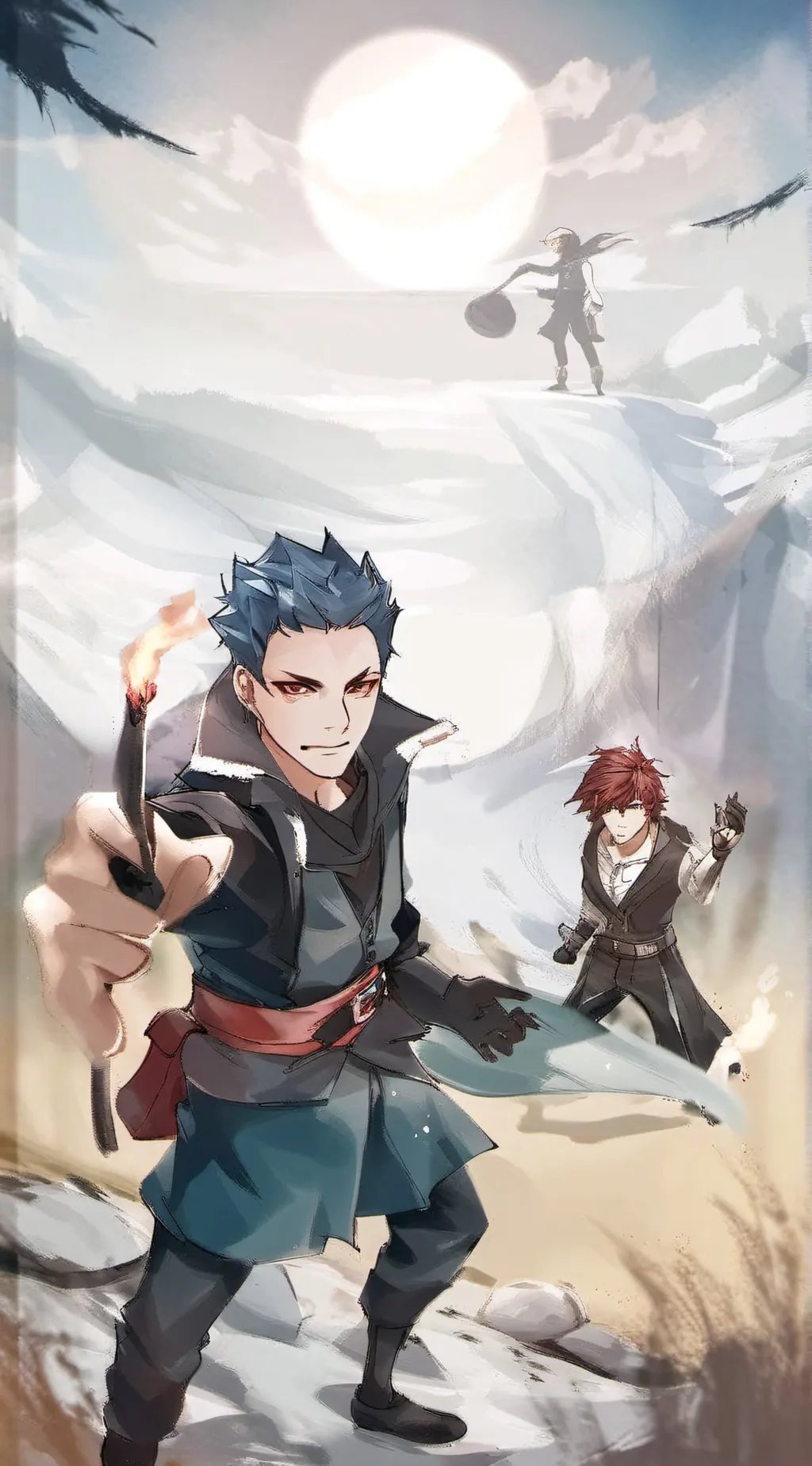 ai character: Evil twin brother  background