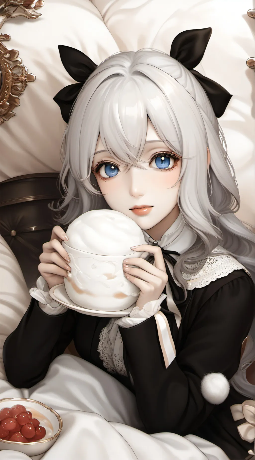 ai character: cutie pie  background