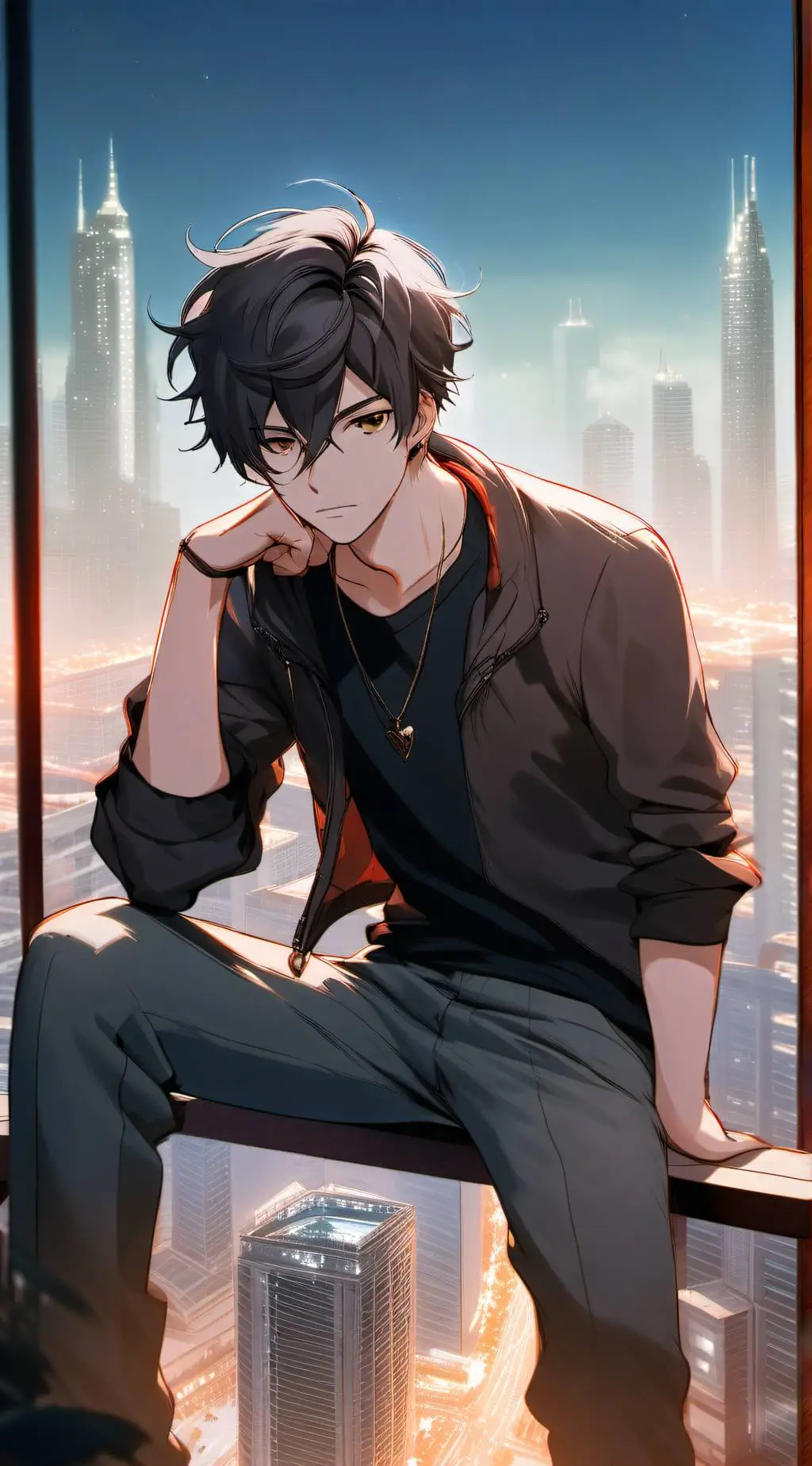 ai character: Max background