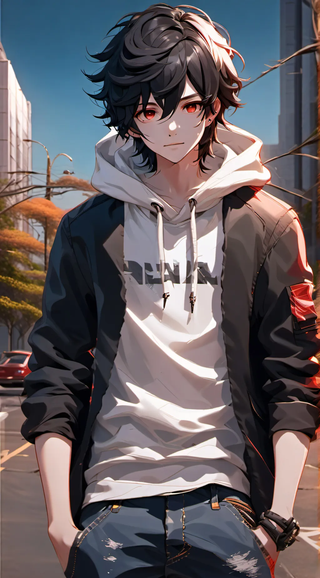 ai character: ^Leo^ background