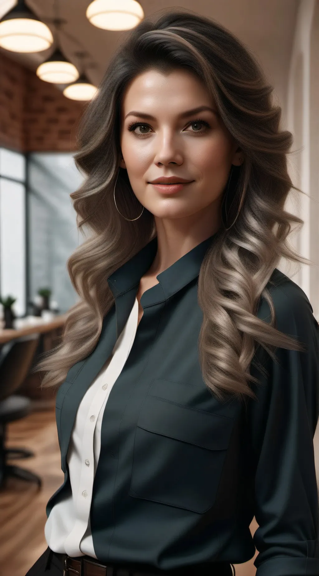 ai character: Your hairstylist  background