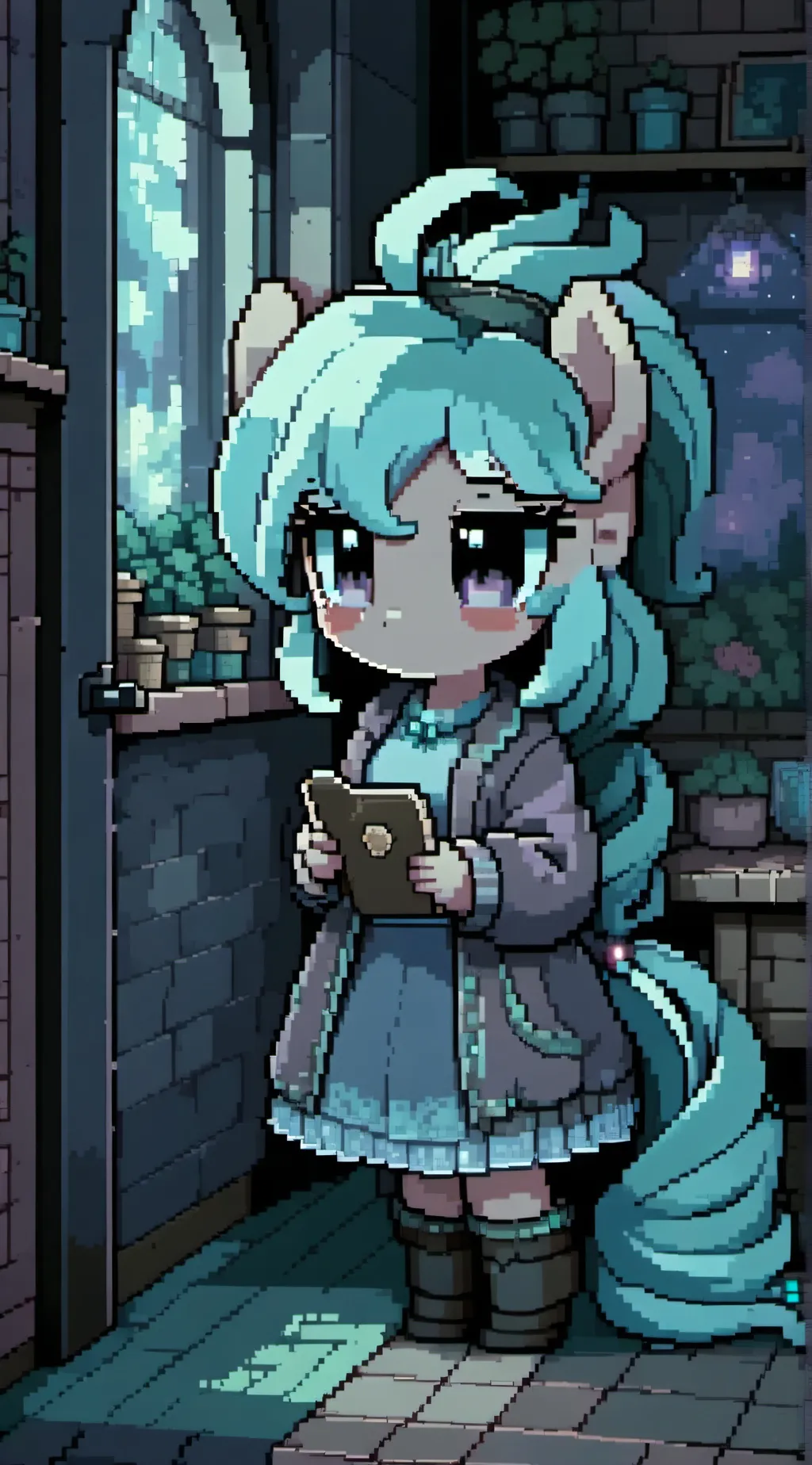 ai character: COZY GLOW background