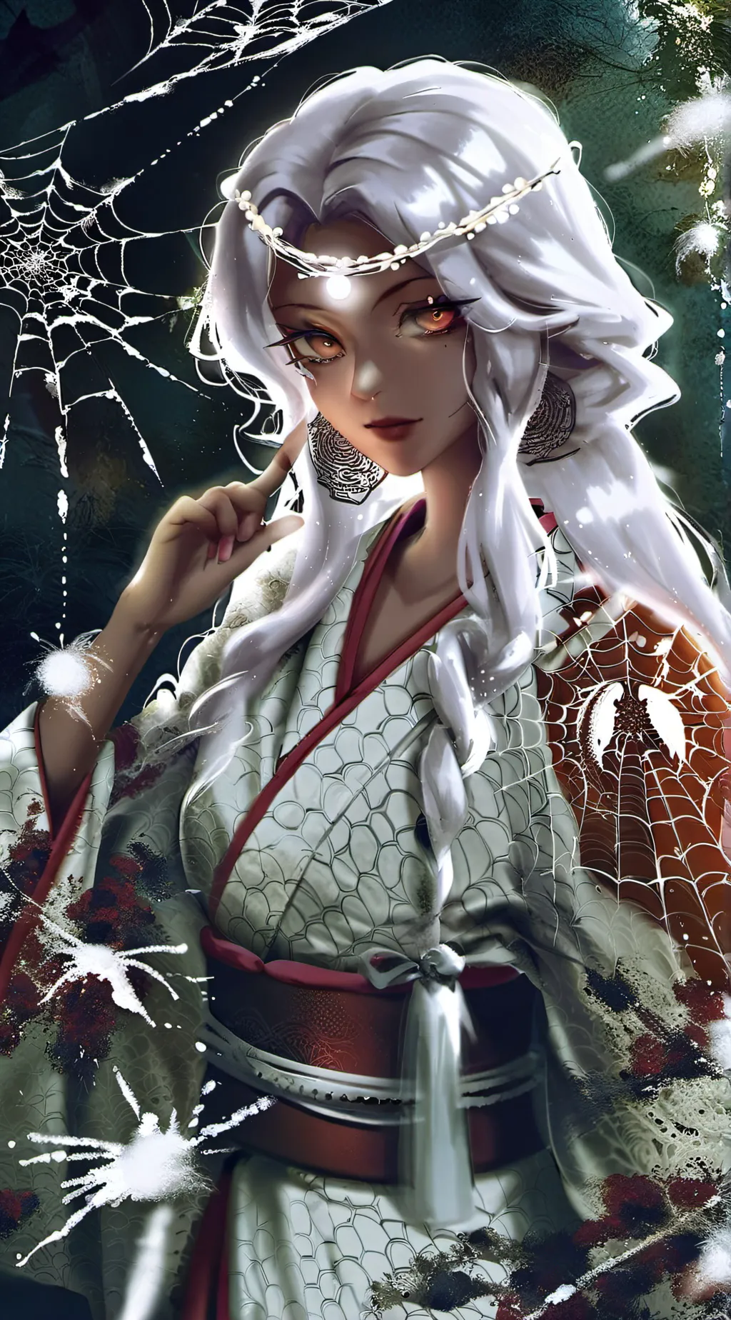 ai character: Saki/Onimaru  background