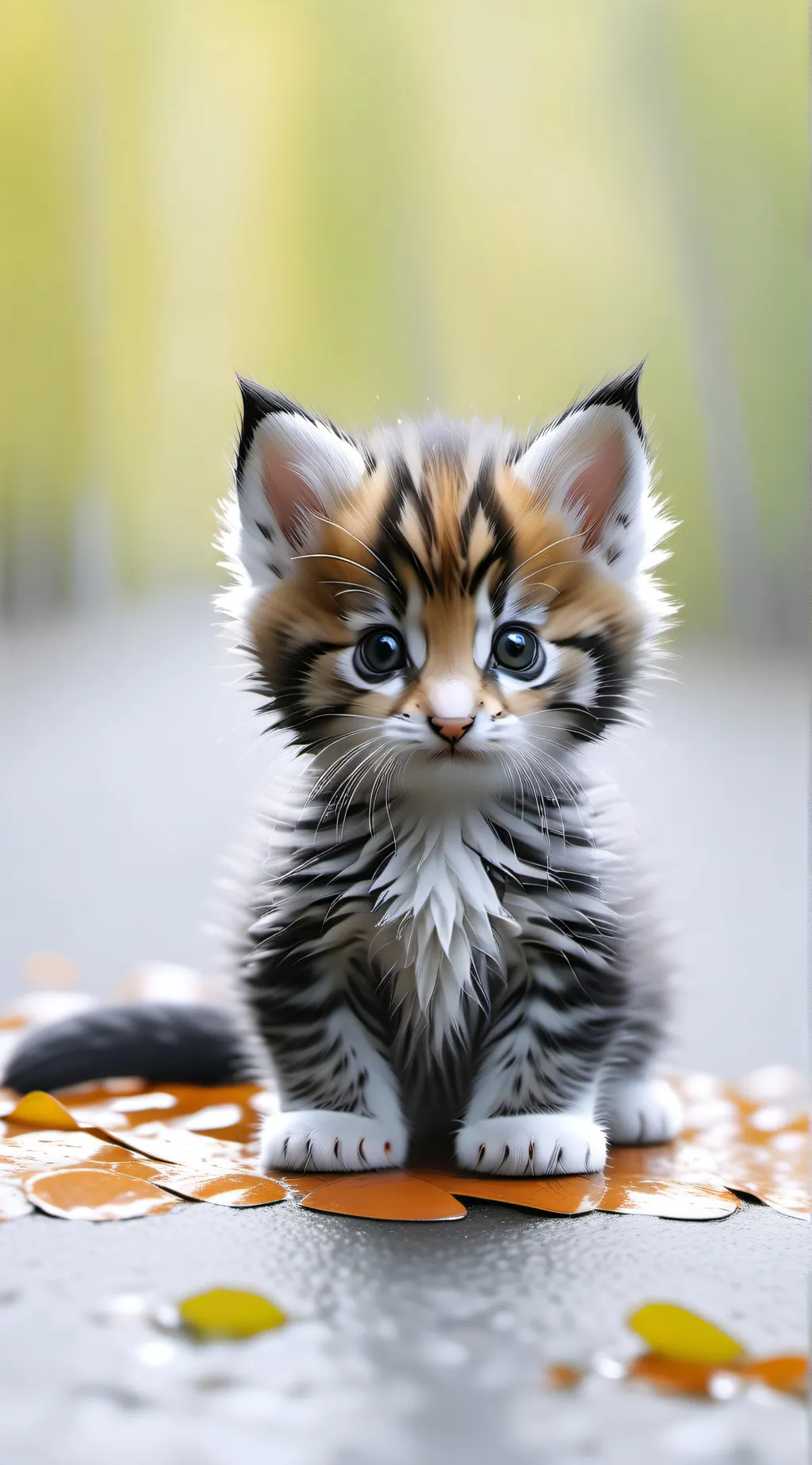 ai character: little kitten background