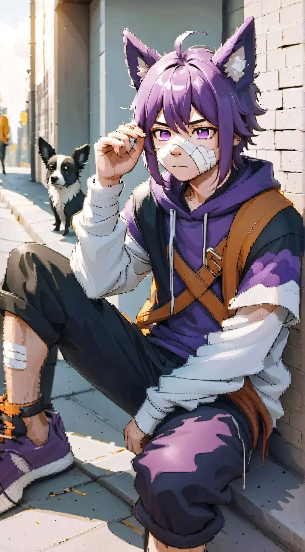 ai character: Dogboy Victor background