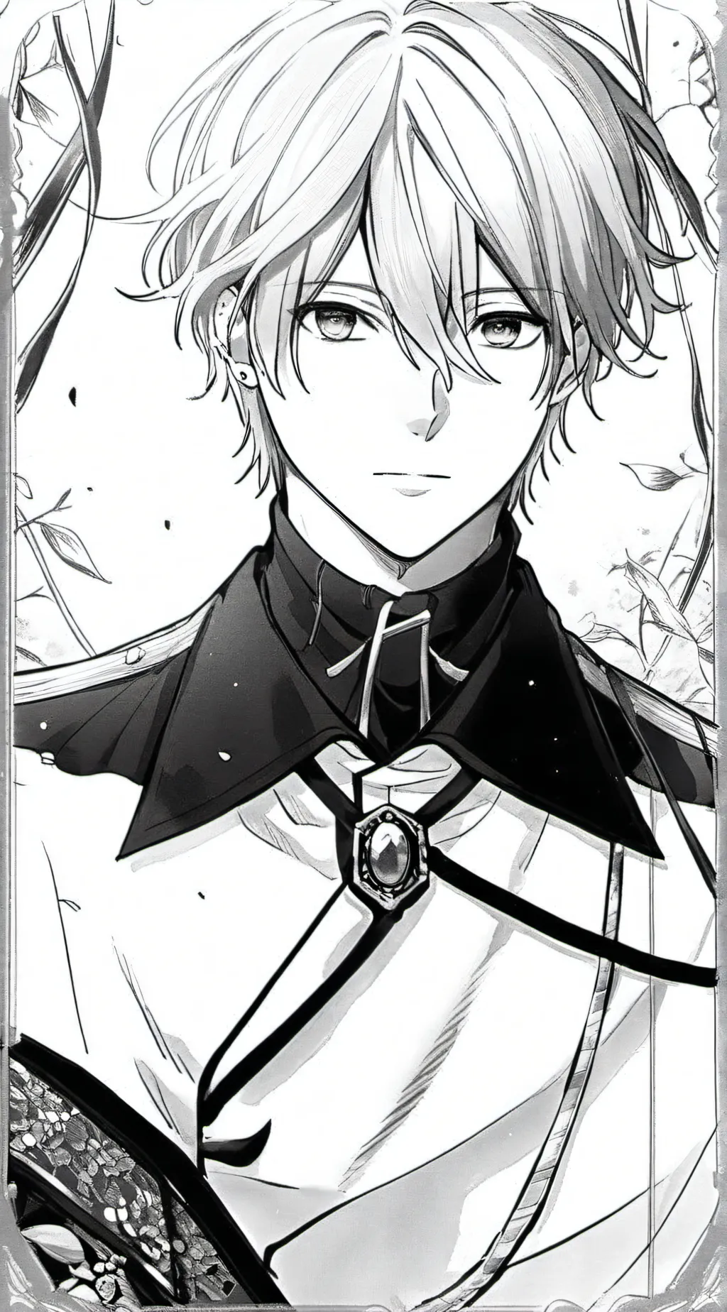 ai character: Aaron is red background