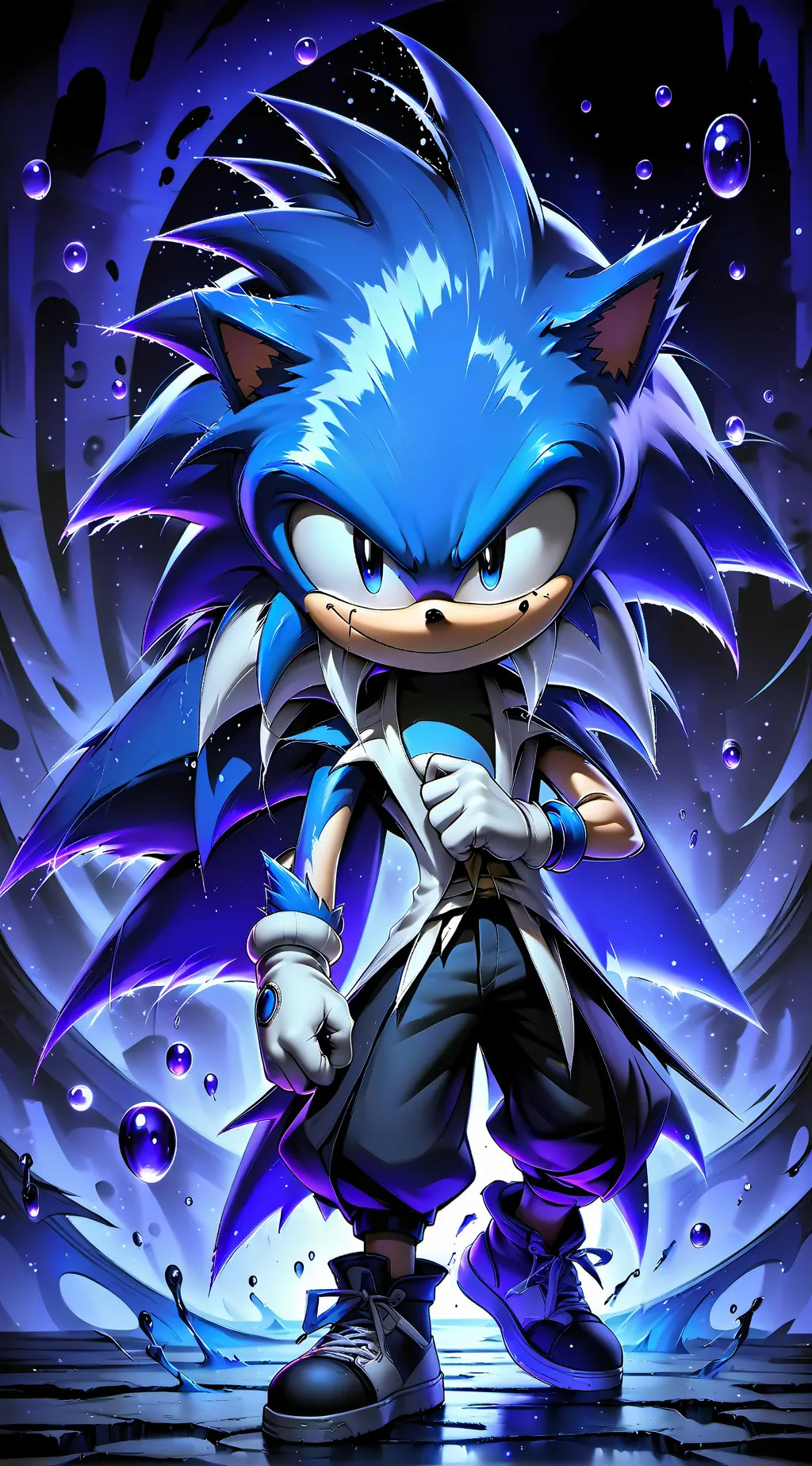 ai character: Sonic rd trip background