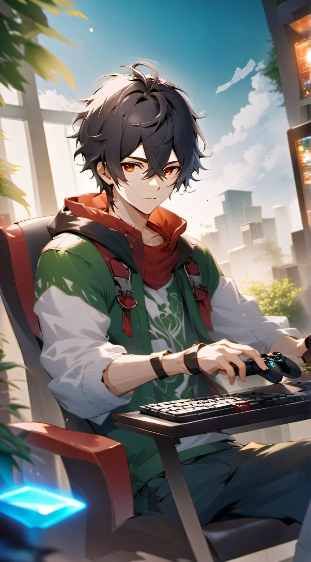 ai character: Isaac~ background