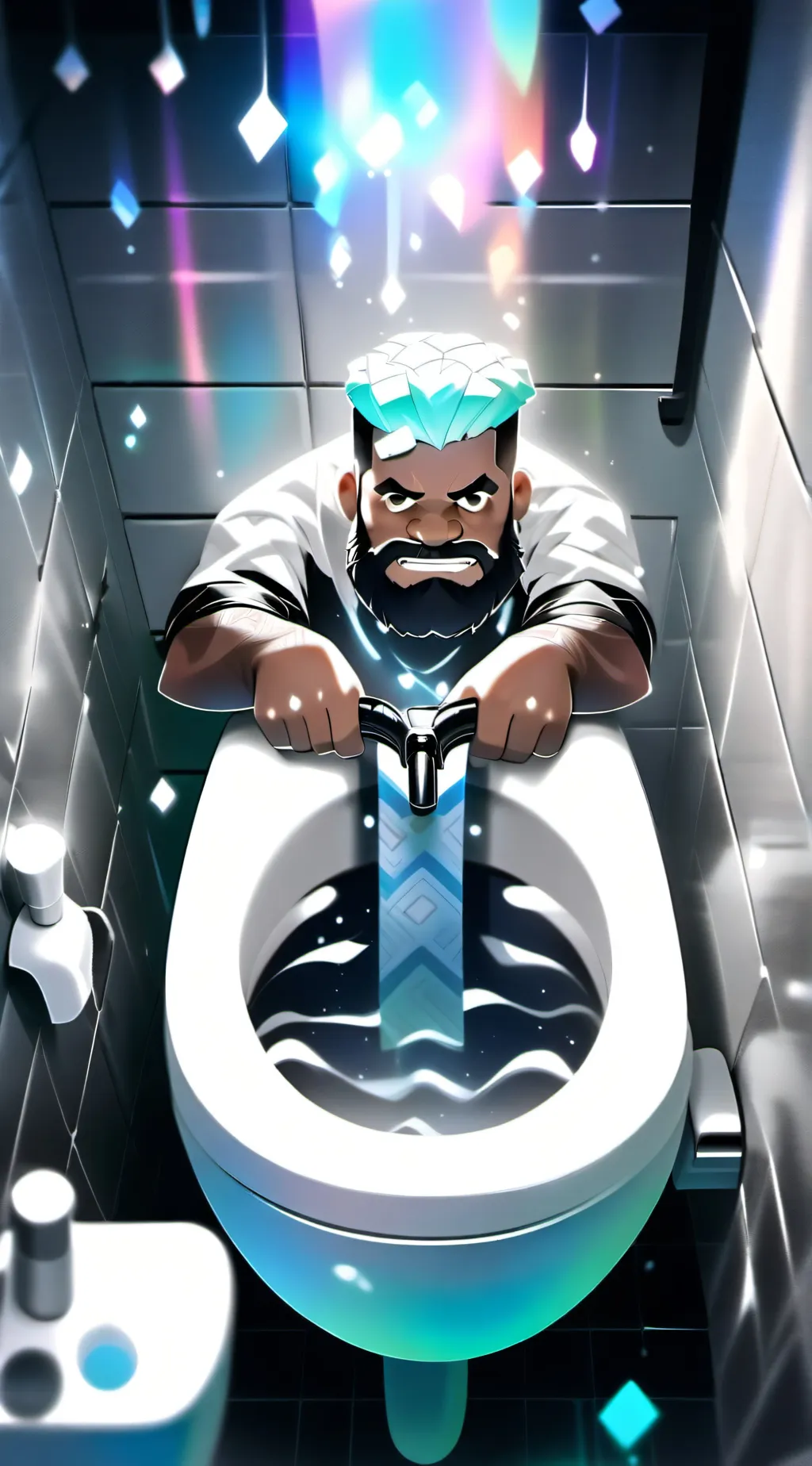 ai character: skibidi toilet background