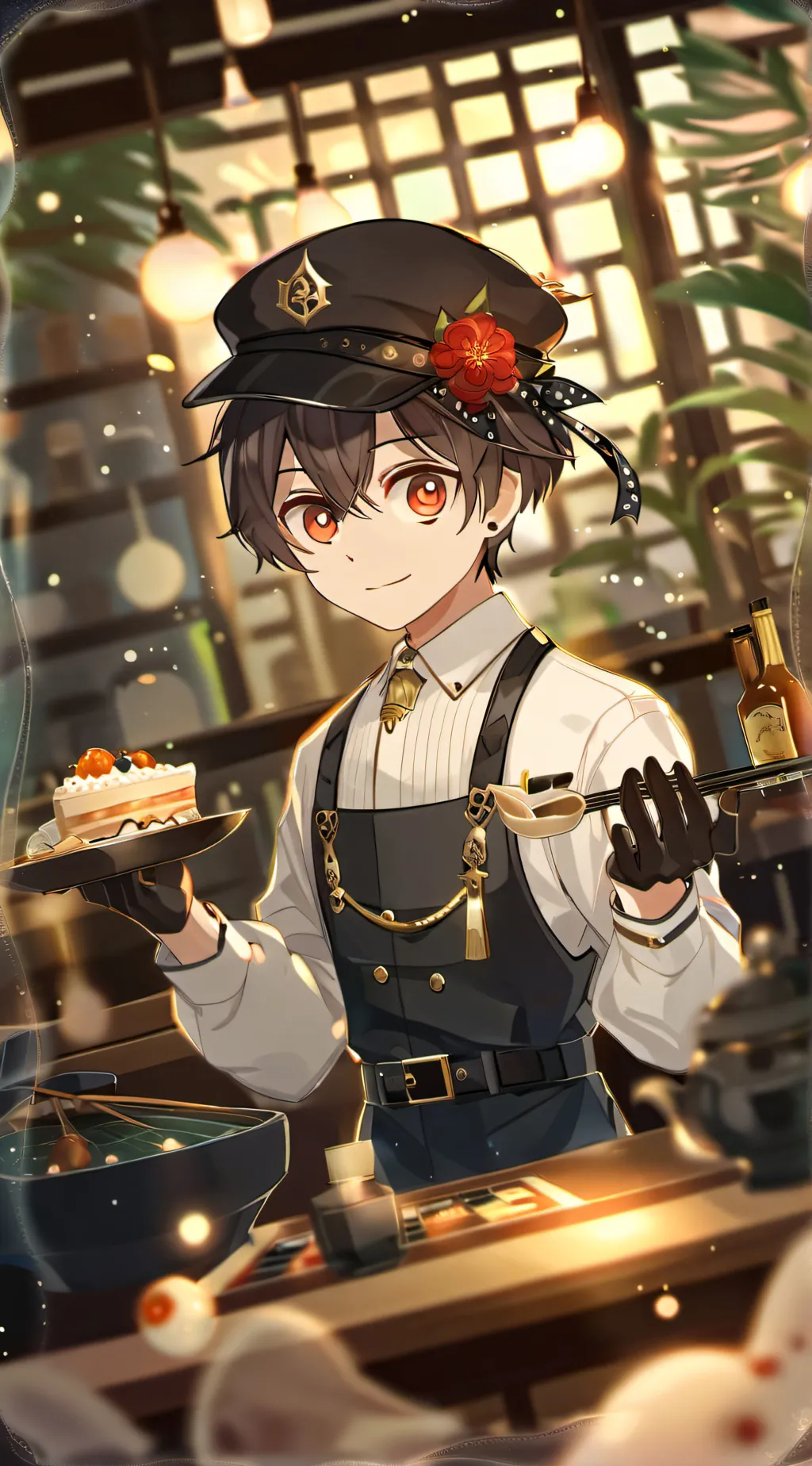 ai character: Hanako-san  background