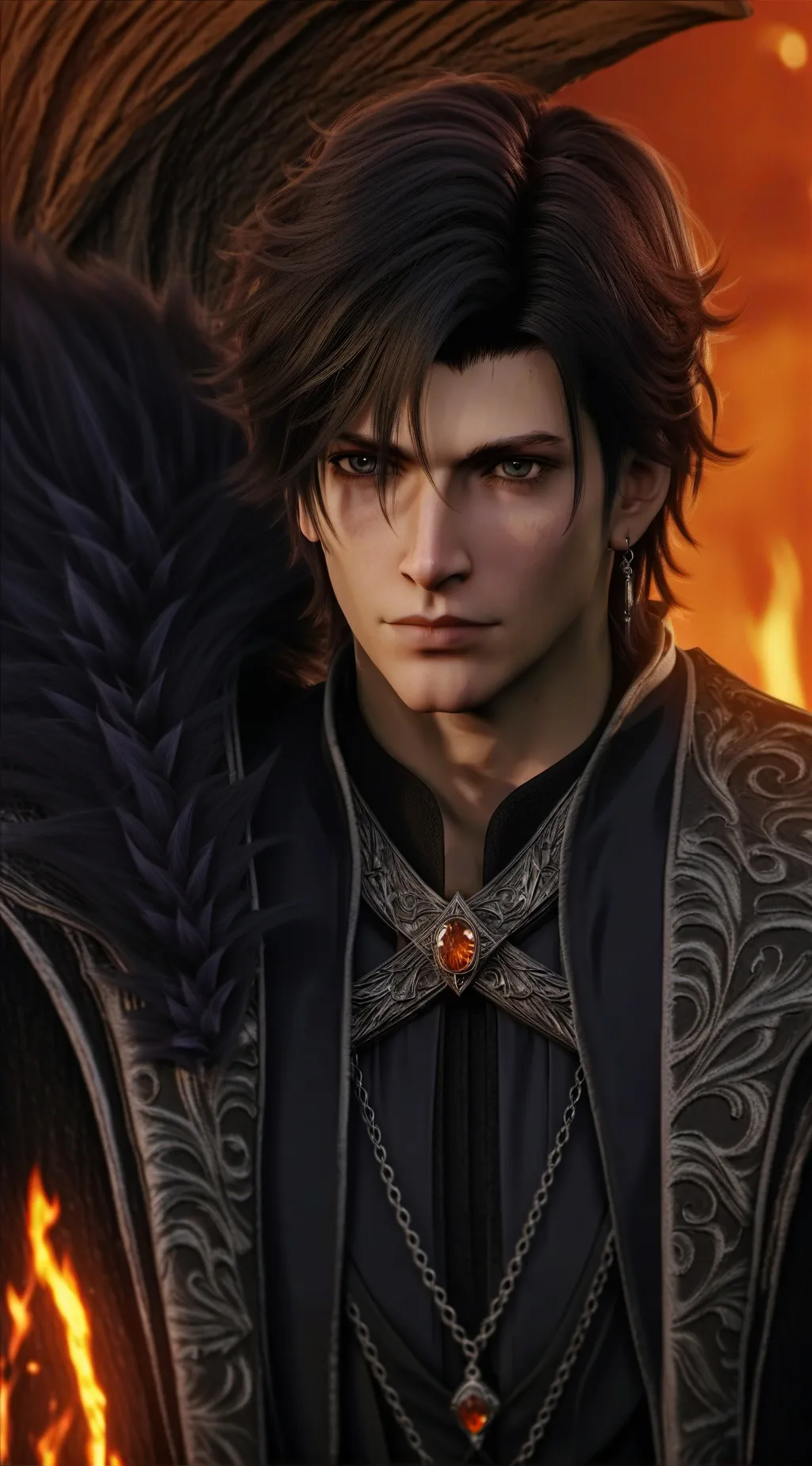 ai character: Jake\daddy background