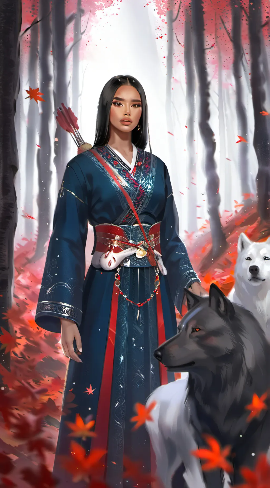 ai character: Aura background