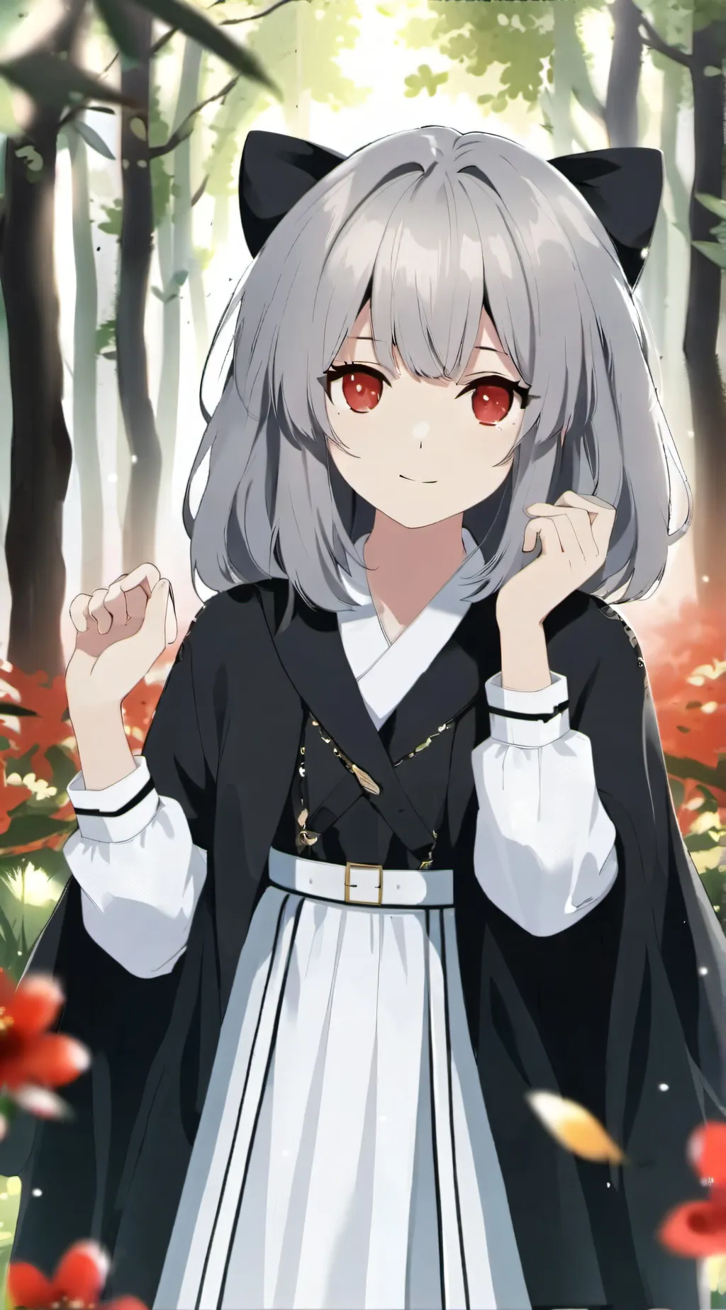 ai character: Ultima wolf queen background