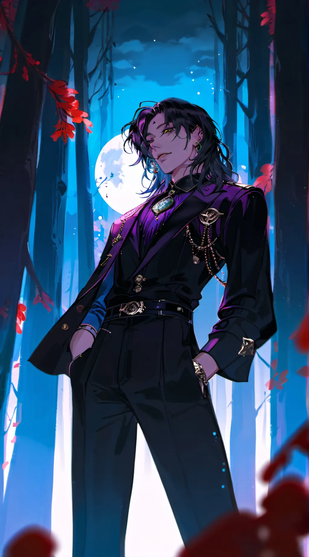 ai character: Lucas  background