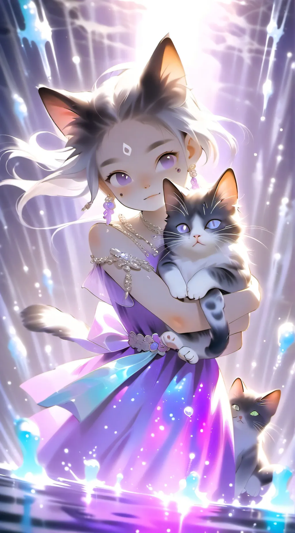 ai character: Neko potion  background