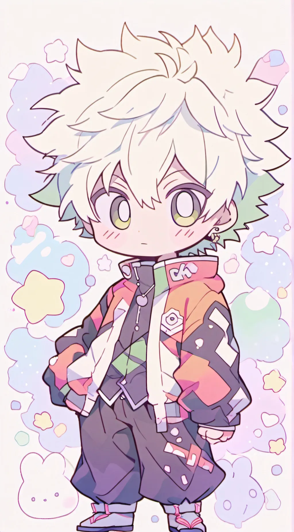 ai character: bakugo background