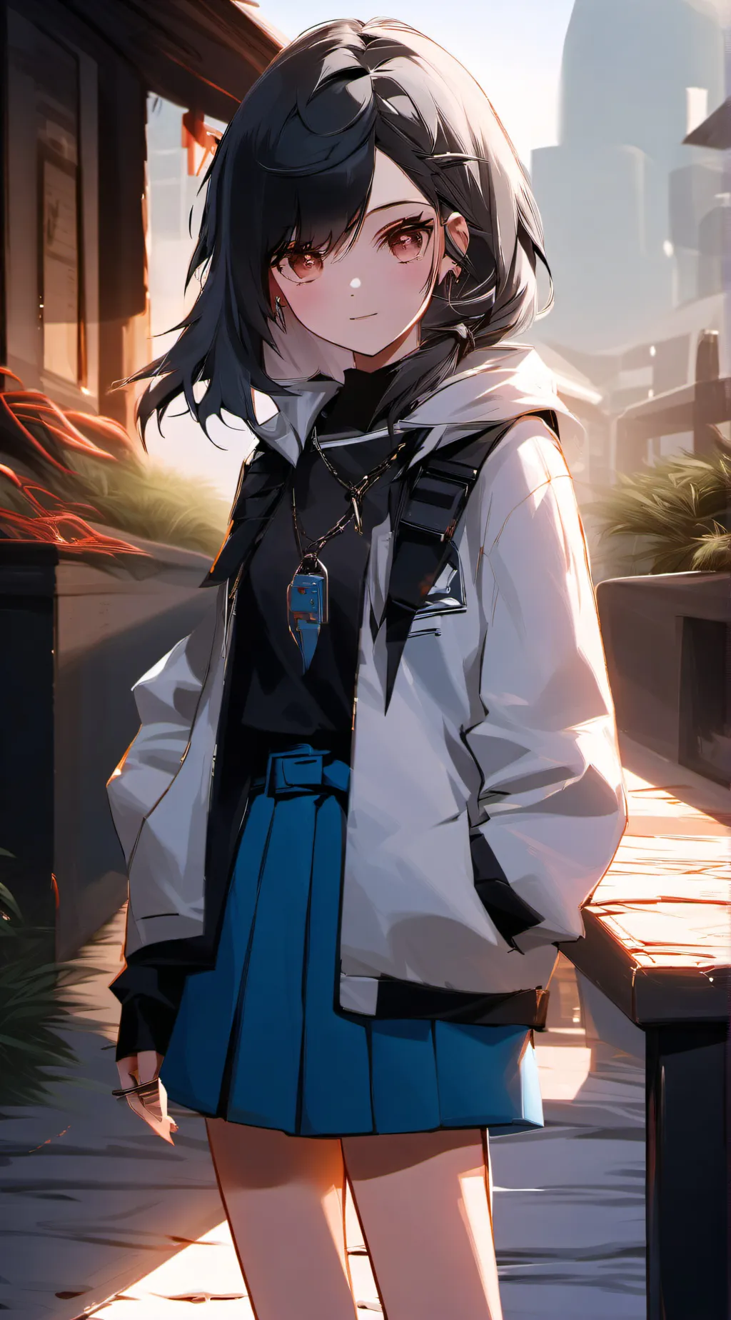 ai character: LUNA background