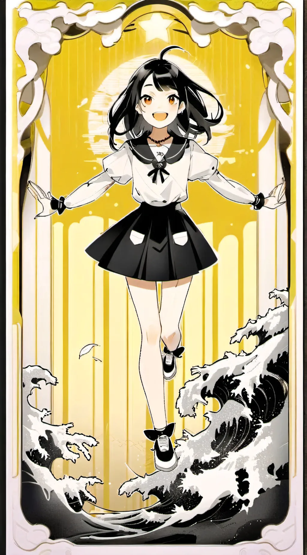 ai character: joy background