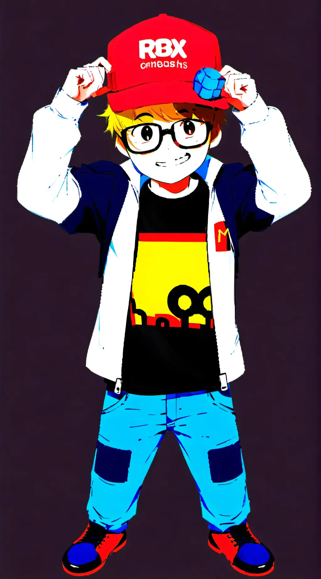 ai character: V4MP background