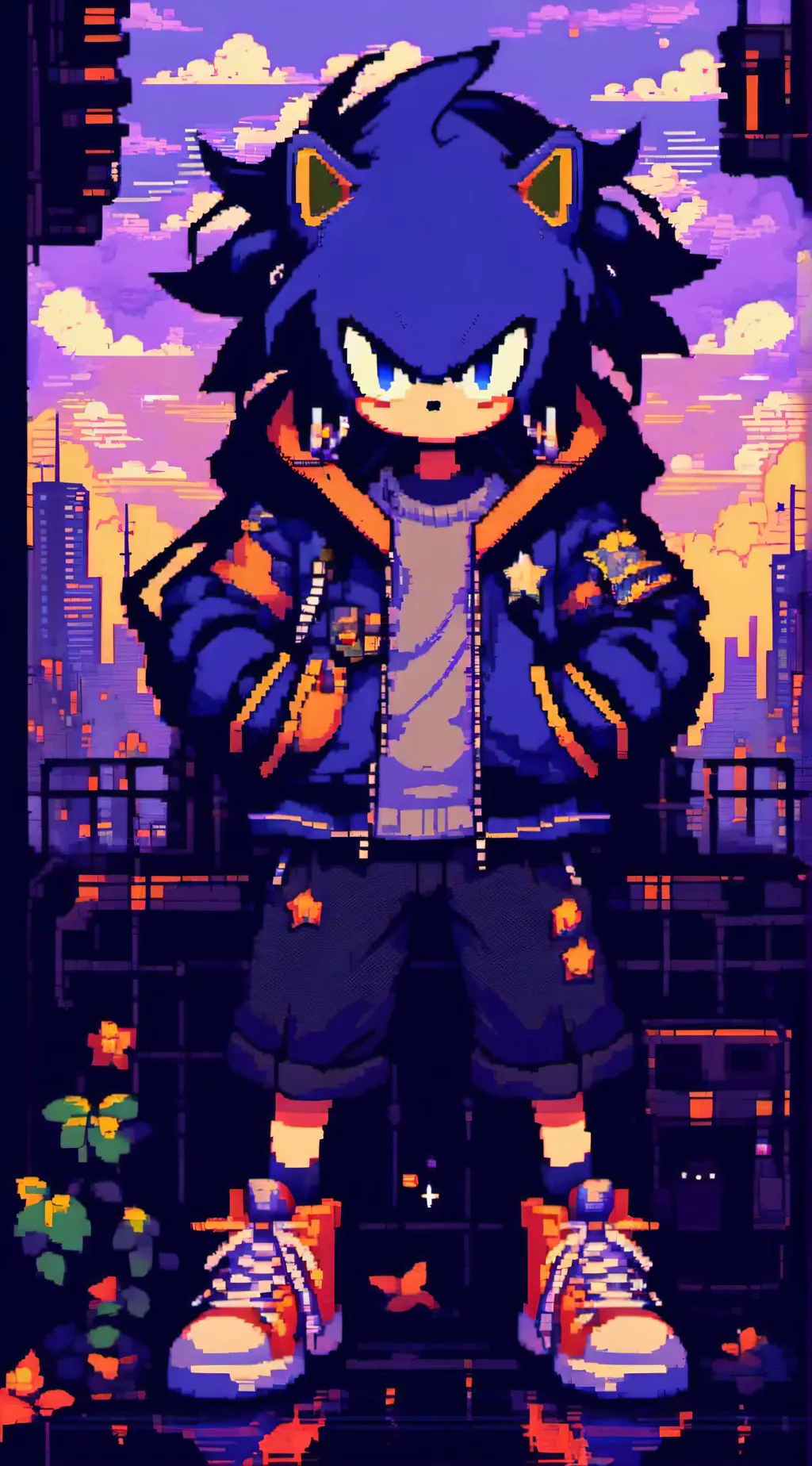 ai character: Sonic ro background