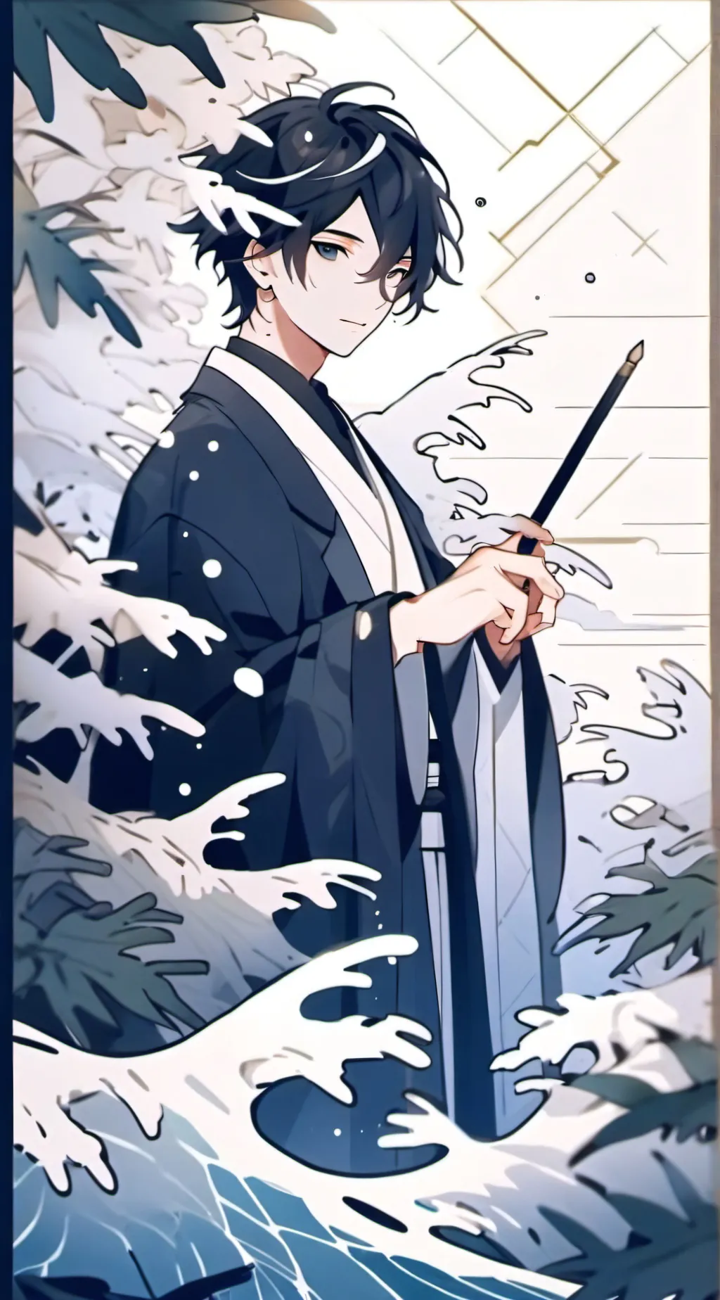 ai character: adian background