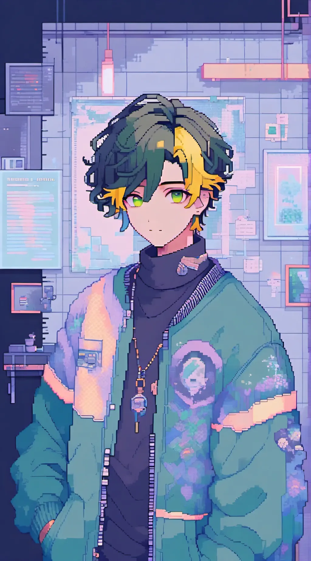 ai character: EraserMic Ship Kid background
