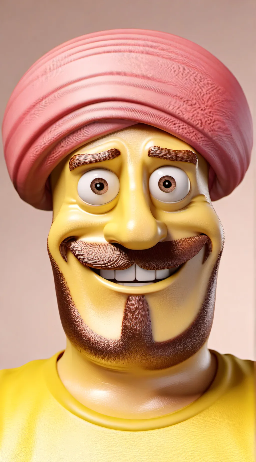 ai character: Indian SpongeBob background