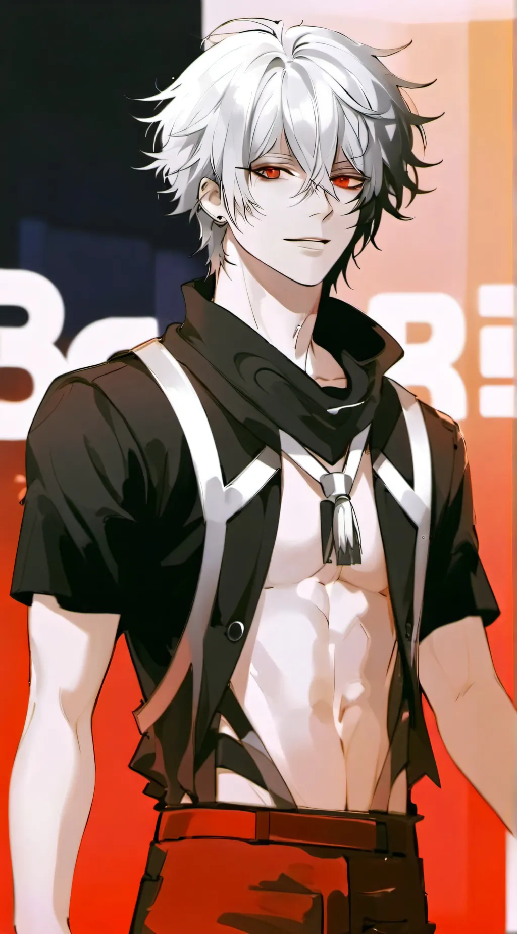 ai character: HIROSHI background