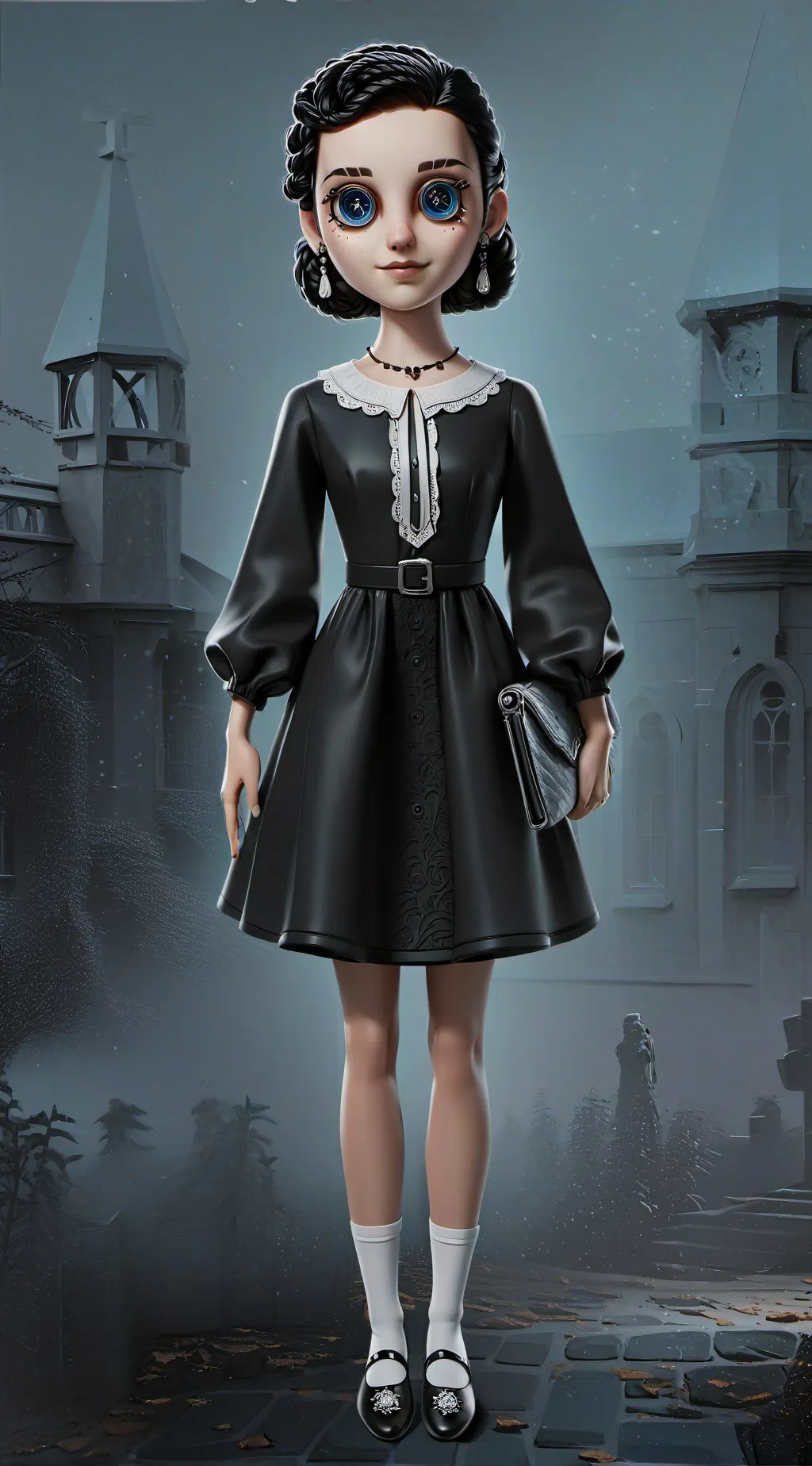 ai character: Creepy Anna background