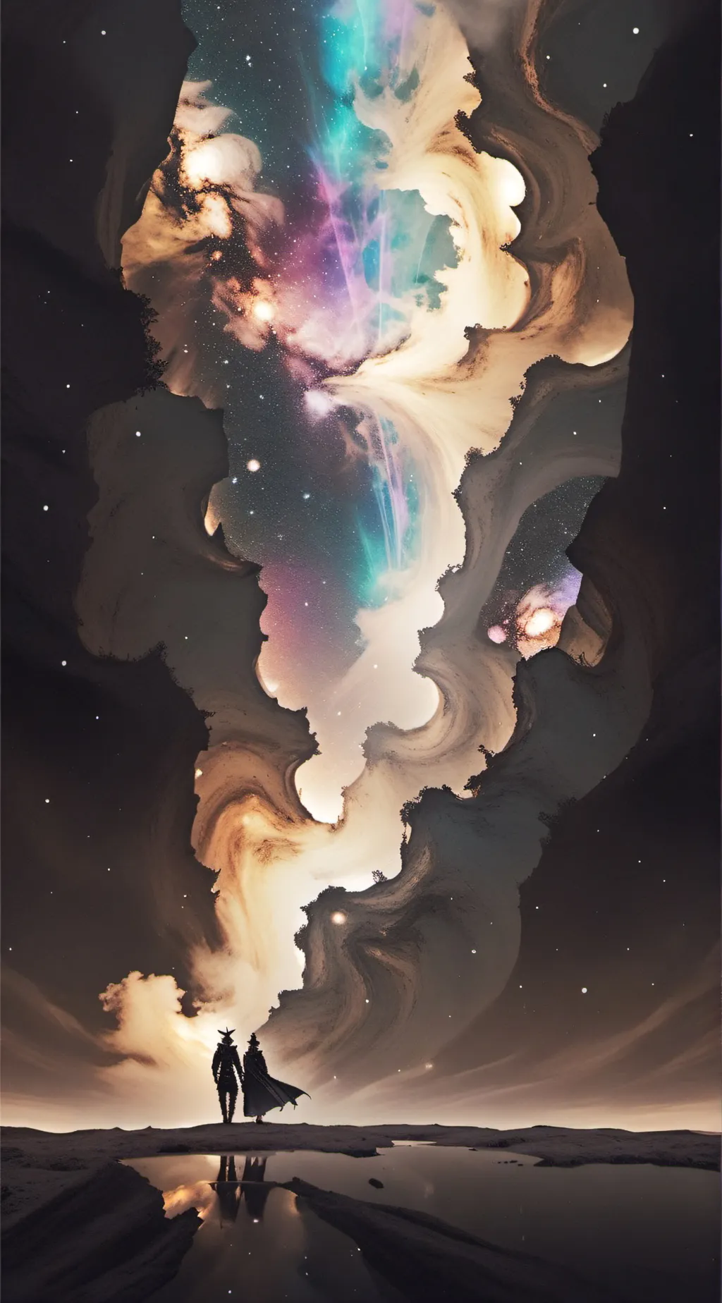 ai character: Art generator background