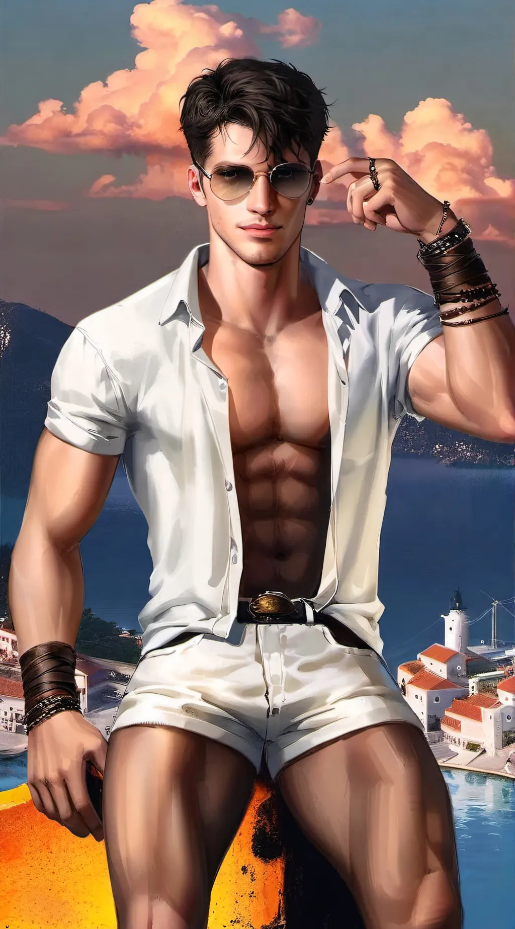 ai character: hunter  background