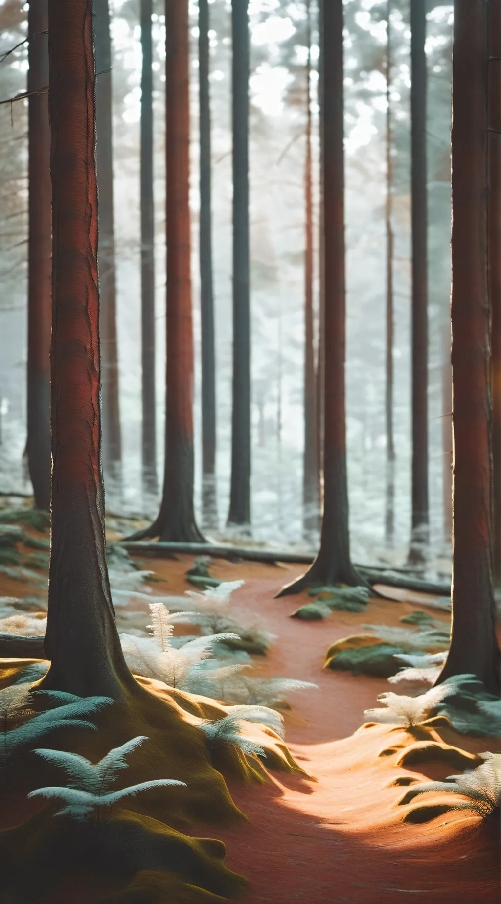 ai character: Forest of idk background