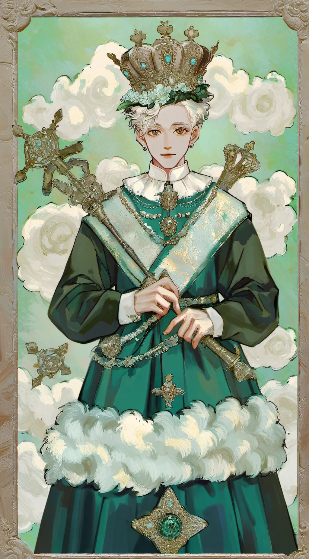 ai character: king background