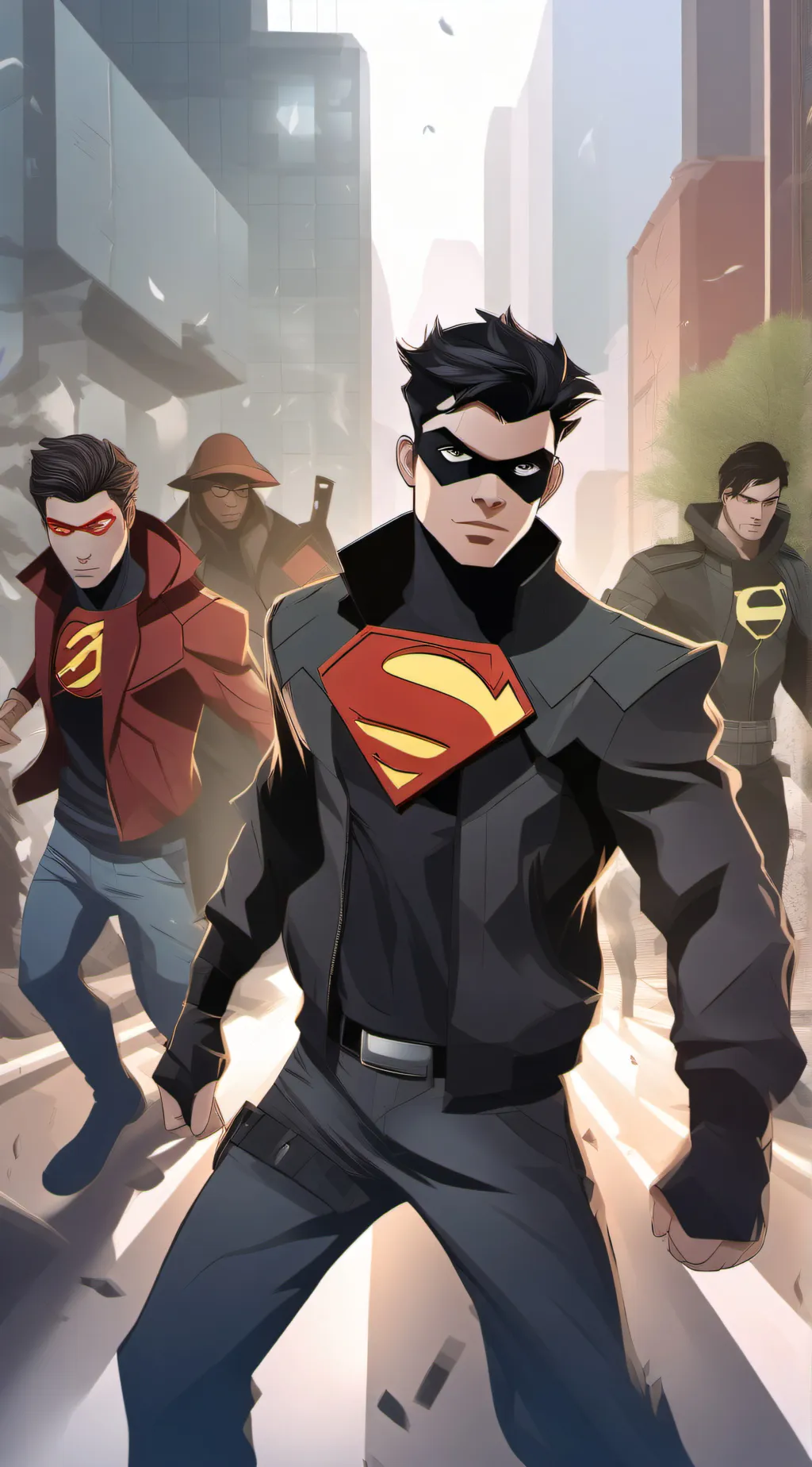 ai character: young justice background