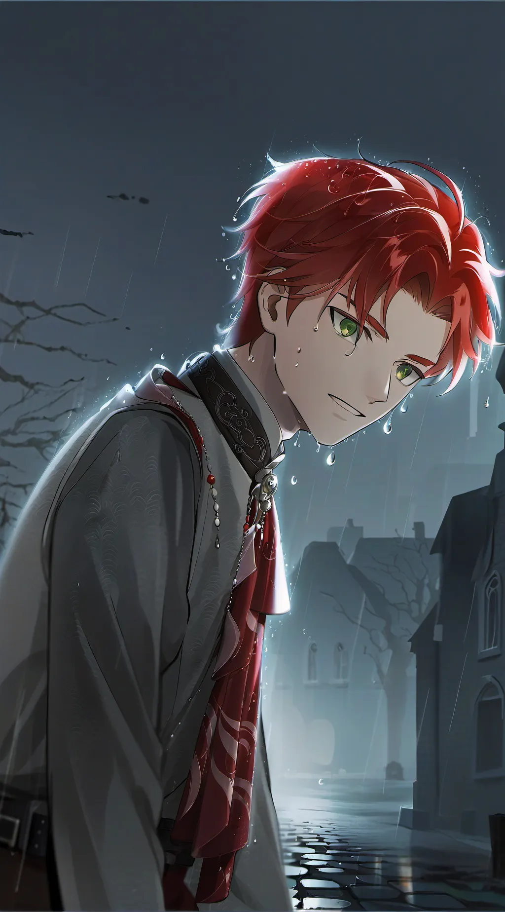 ai character: Sad Mayern background