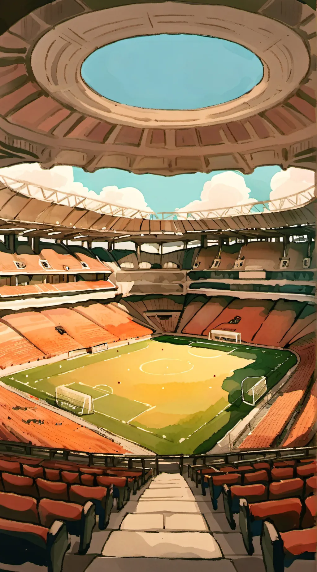 ai character: Sports festival 🎉 background