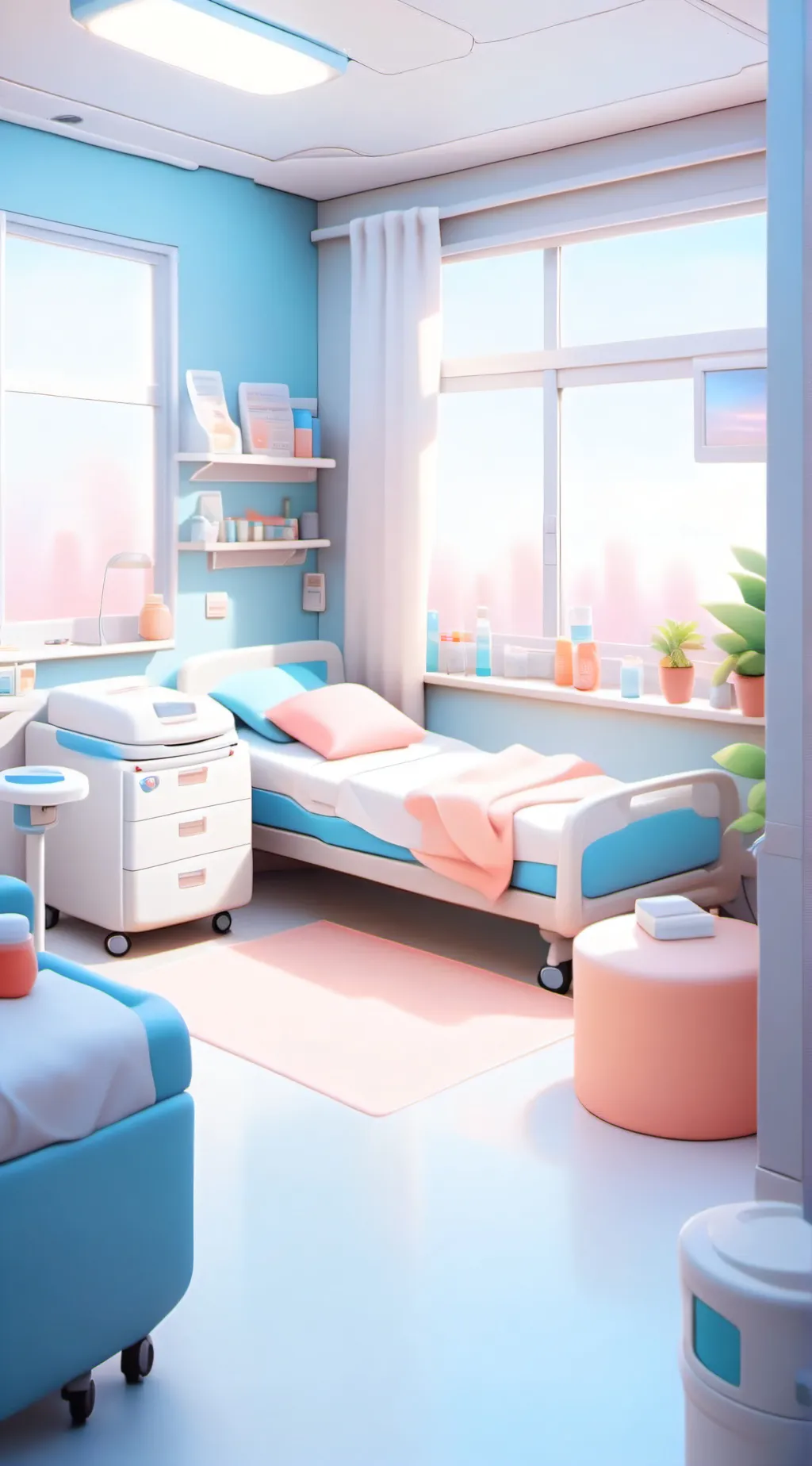 ai character: Sleep study  background