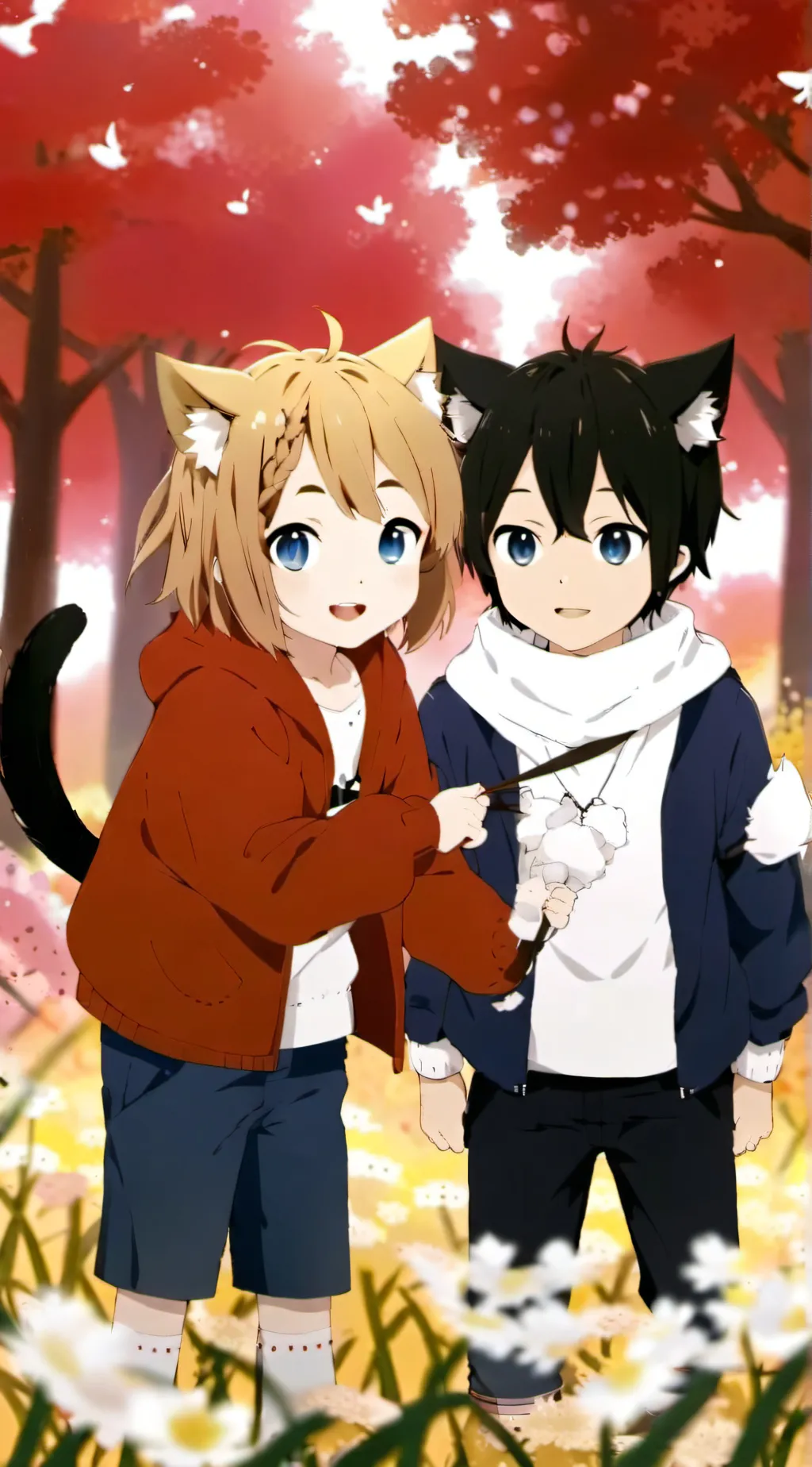 ai character: Jake and april background