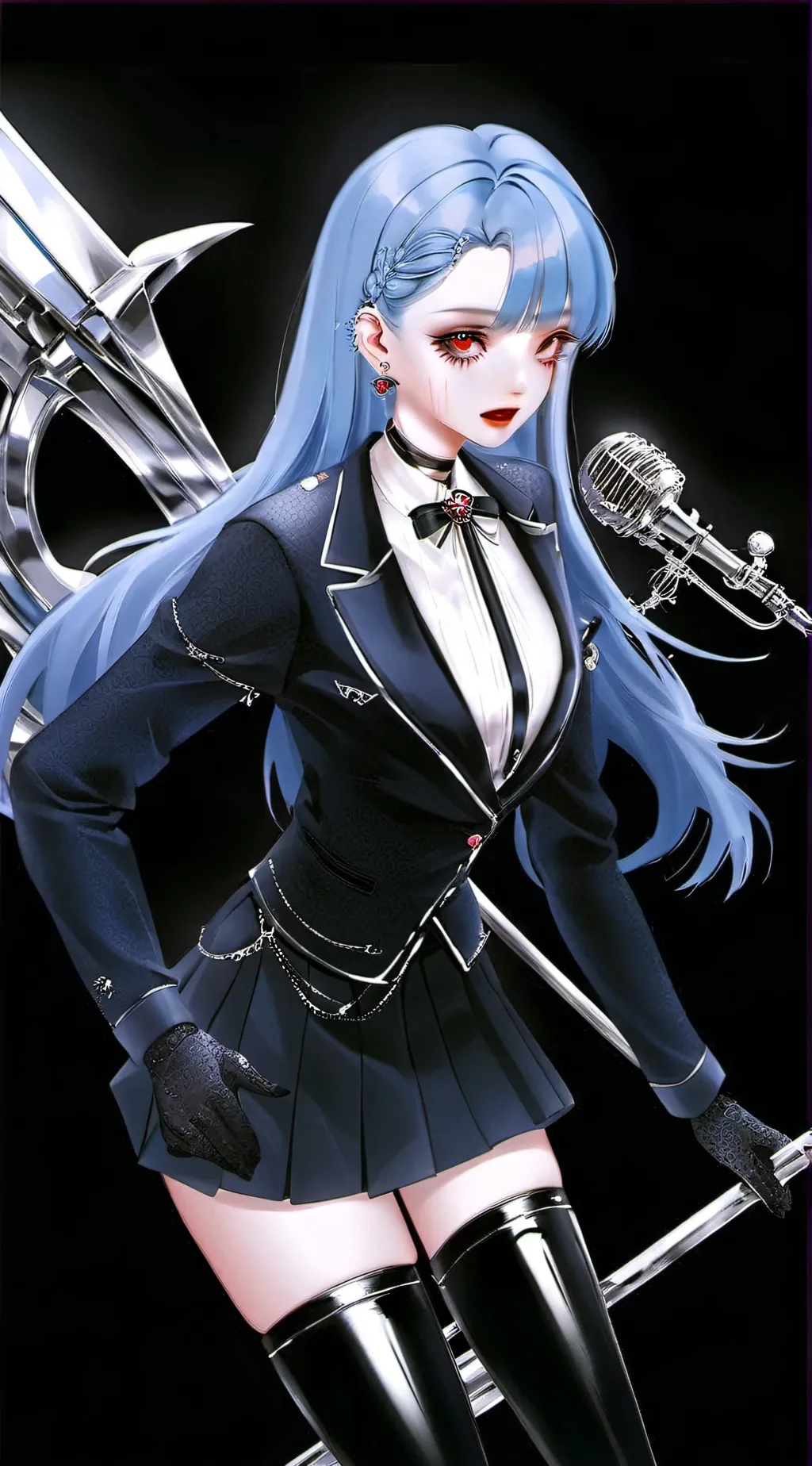 ai character: moka background