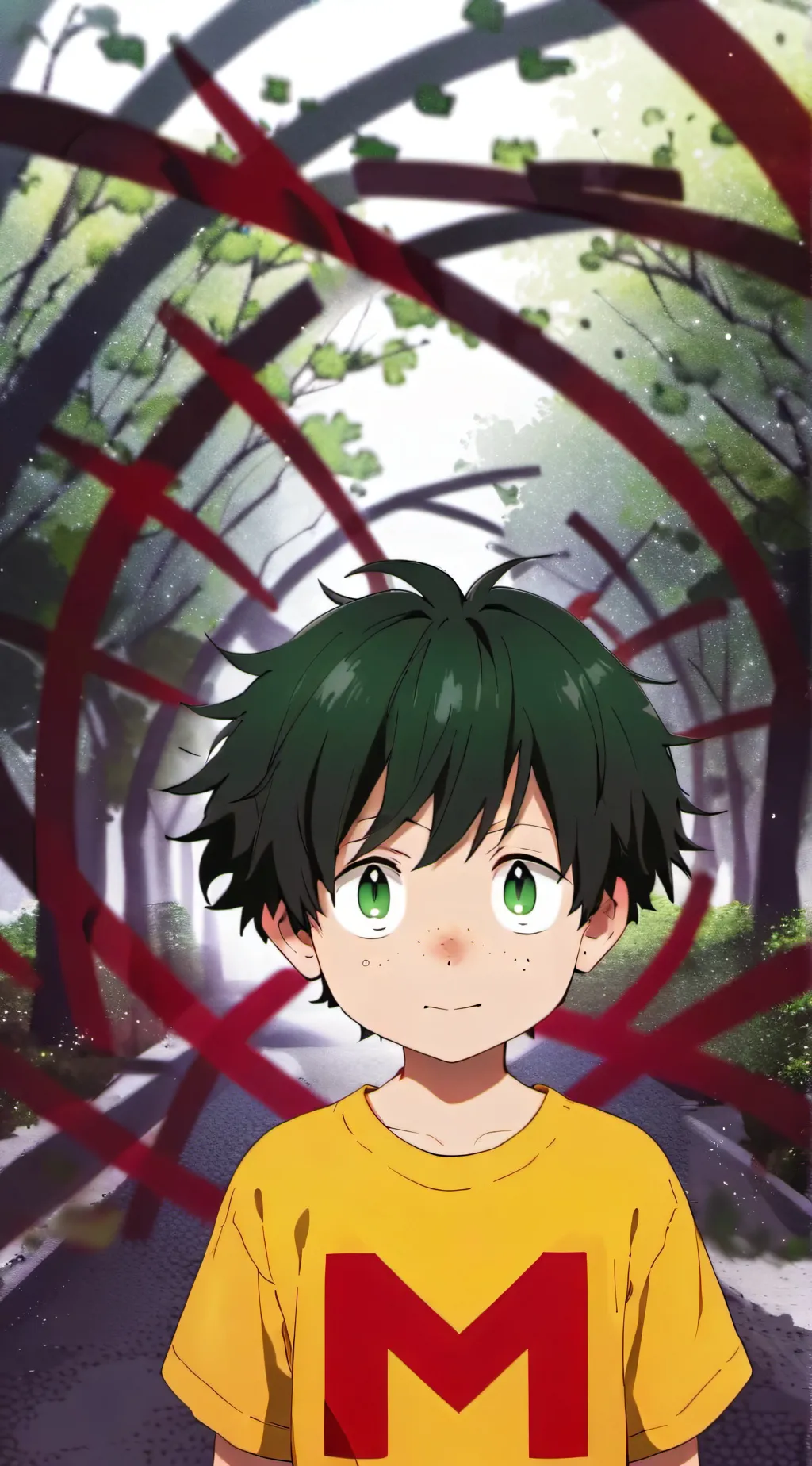 ai character: Izuku Midoriya background