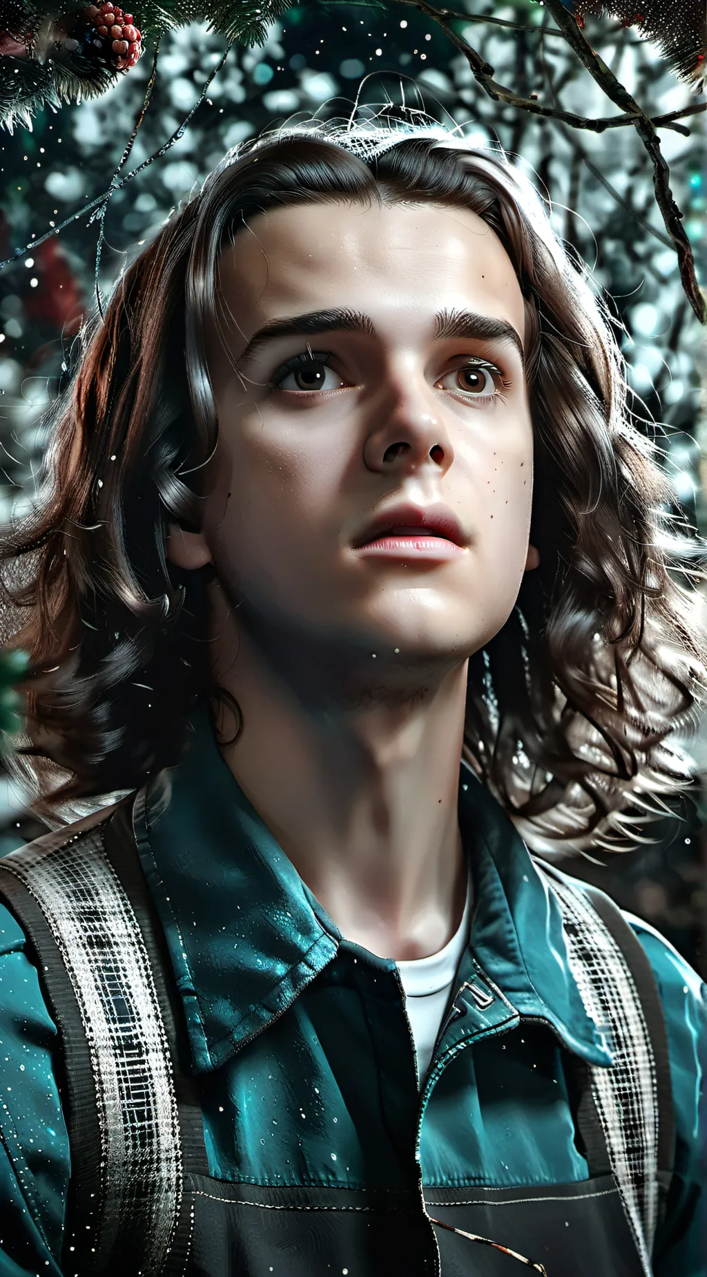 ai character: stranger things background