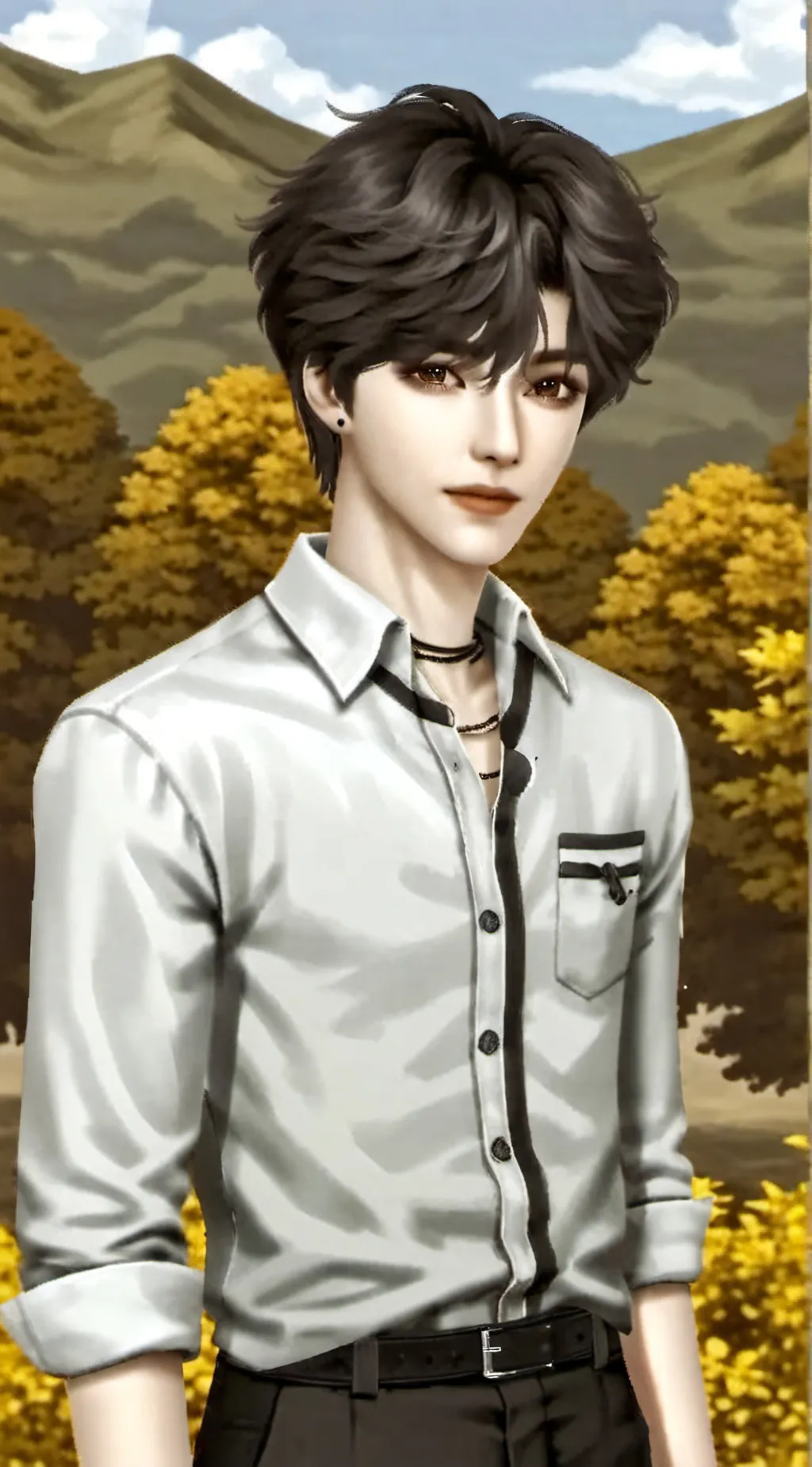 ai character: Adam kimie background