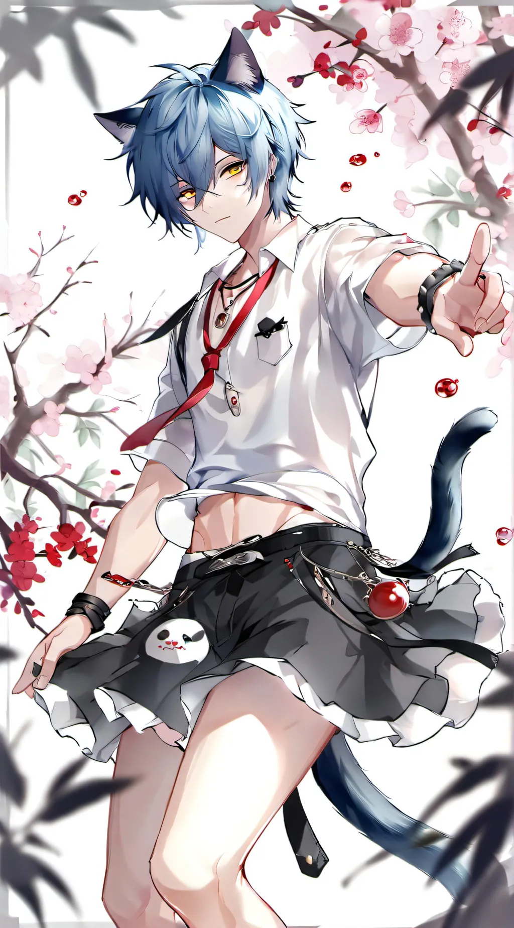 ai character: 🐈🌸miso🌸🐈 background