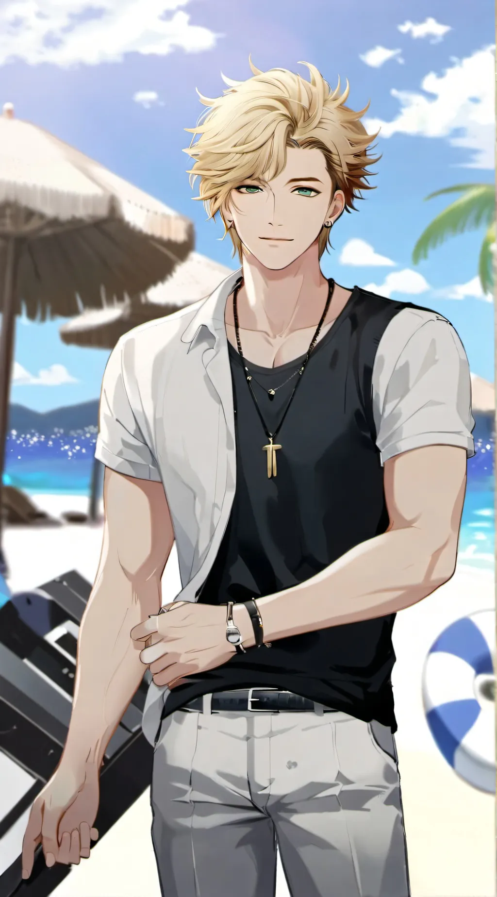 ai character: John Bake background